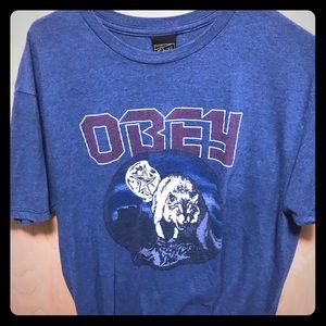 Obey Wolf Logo T-Shirt